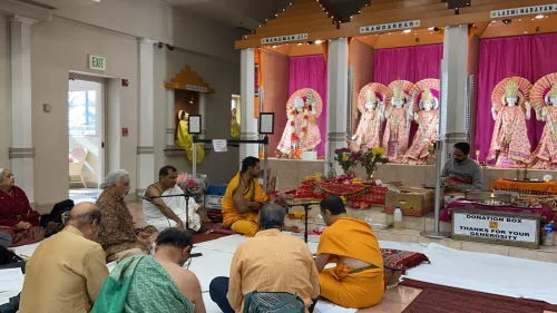 Dhayana Slokas, followed by Sankshipta Ramayana, Rama Janana, Sita Kalyana, Rama Pattabhisheka and Mangala